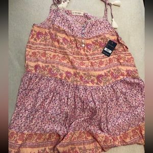 Luck Brand floral BoHo dress